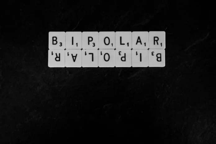 caplyta reviews bipolar 2 - The word bipolar, spelled out in scrabble letters, the right way up and upside down.