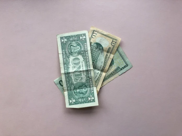 latuda cost assistance programs - The back of an American one, ten, and twenty dollar bills, United States currency.